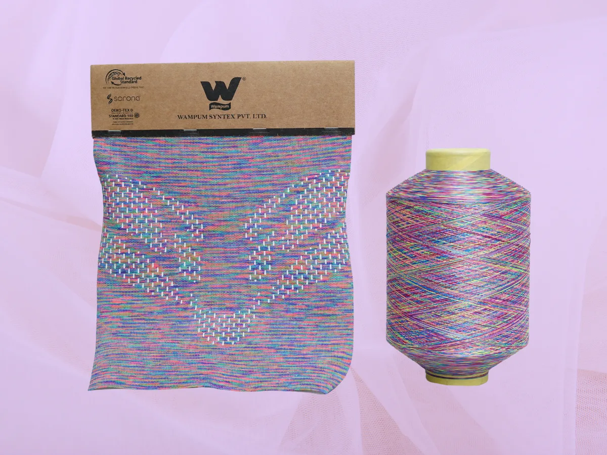Products Made From High Bulk Poly Space Dyed