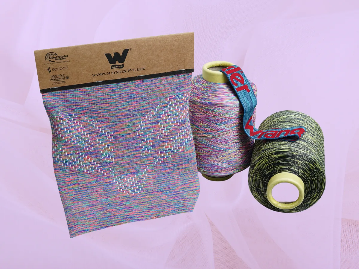 Products Made From High Bulk Space Dyed